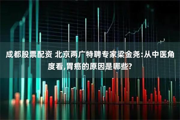 成都股票配资 北京两广特聘专家梁金尧:从中医角度看,胃癌的原因是哪些?